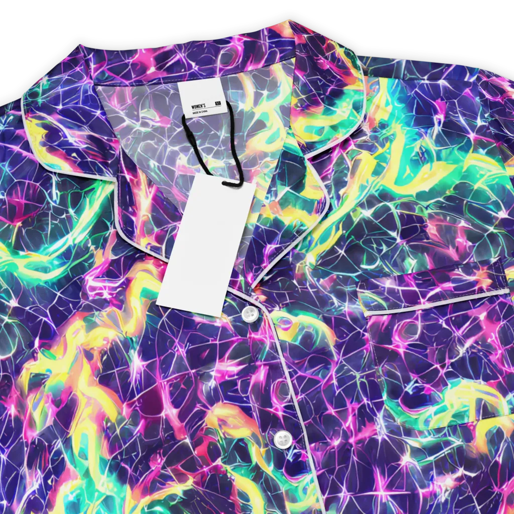 Hypercolor Rift on Women's Short Sleeve Pajama Top — Product details