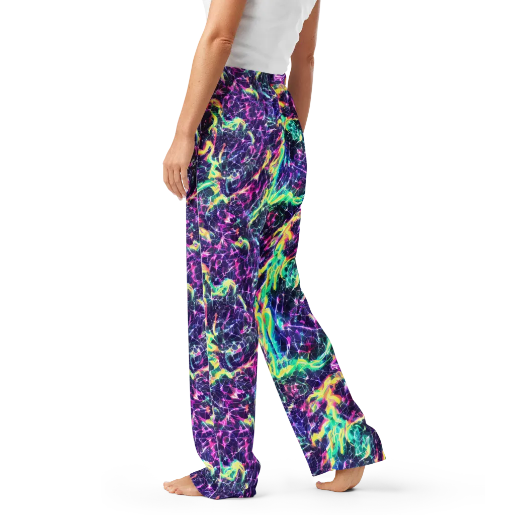 Hypercolor Rift on Women's Pajama Pants — Left