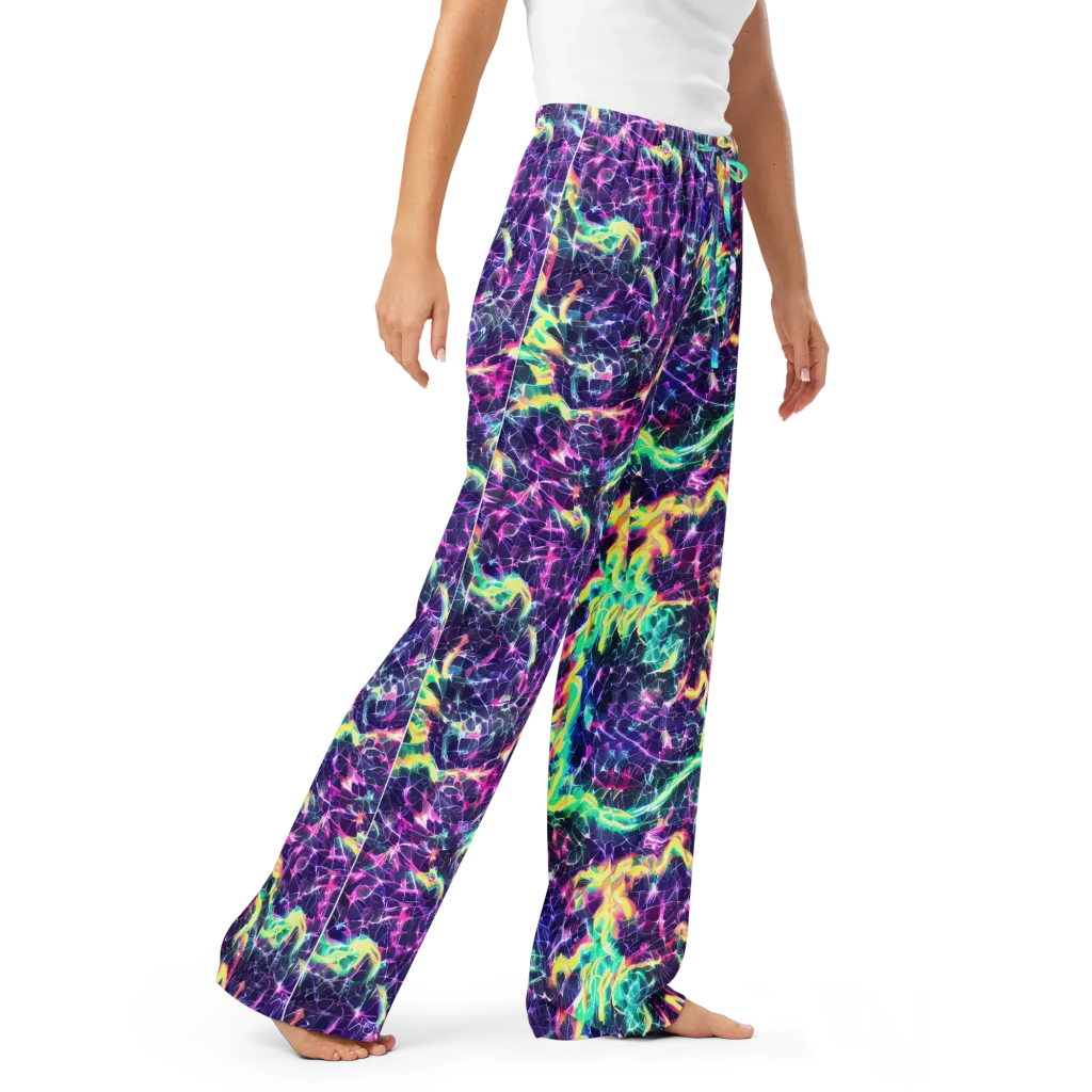 Hypercolor Rift on Women's Pajama Pants — Right Front
