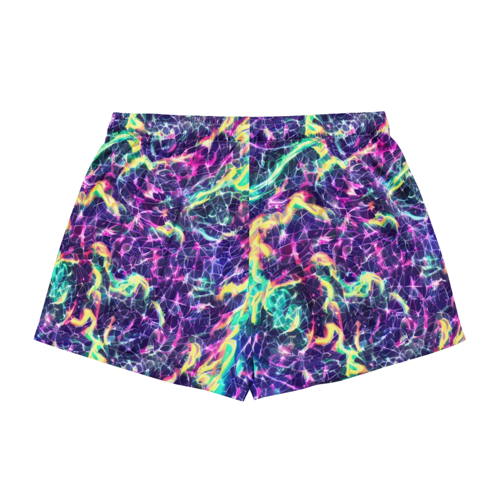 Hypercolor Rift on Women's Pajama Shorts — Back