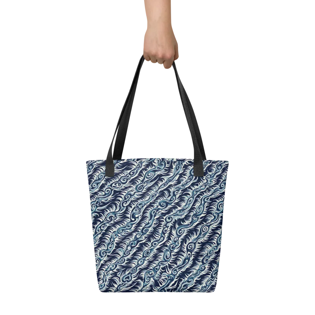 Midnight Tide on Tote Bag — Front