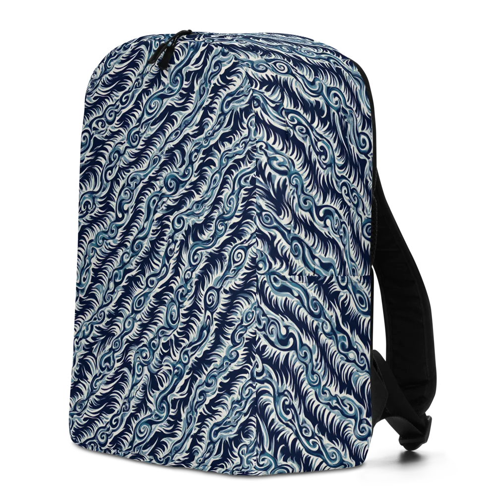 Midnight Tide on Minimalist Backpack — Left