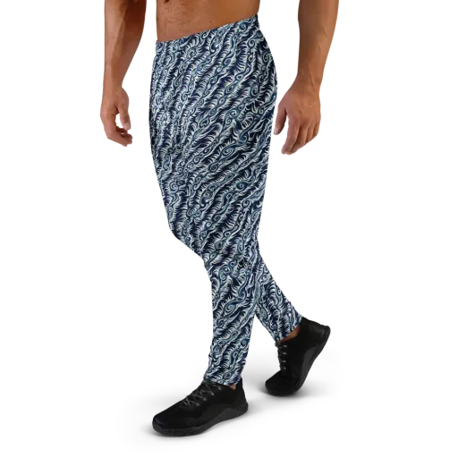 Midnight Tide on a Men's Joggers