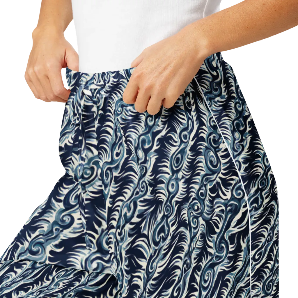 Midnight Tide on Women's Pajama Pants — Product details
