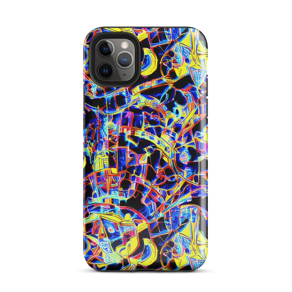 Futurist Frenzy on Tough Case for iPhone® — Front