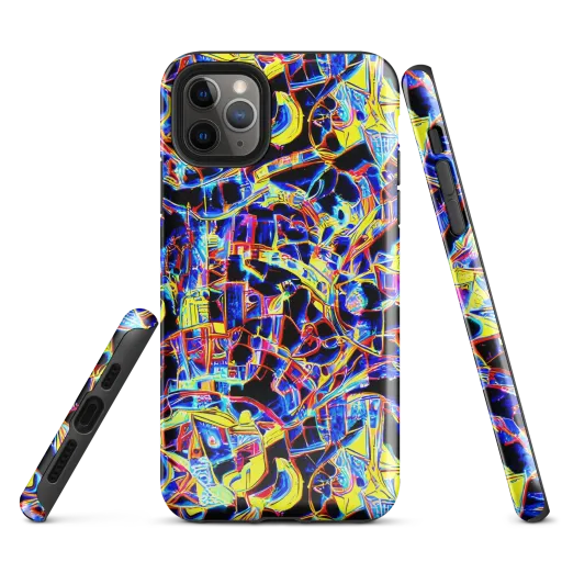 Futurist Frenzy on a Tough Case for iPhone®