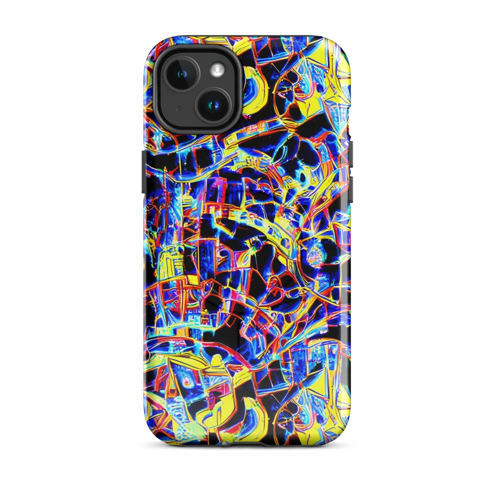 Futurist Frenzy on MagSafe Tough Case for iPhone® — Front