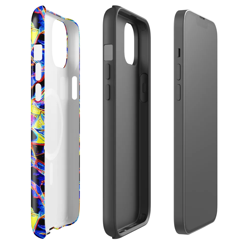 Futurist Frenzy on MagSafe Tough Case for iPhone® — Front