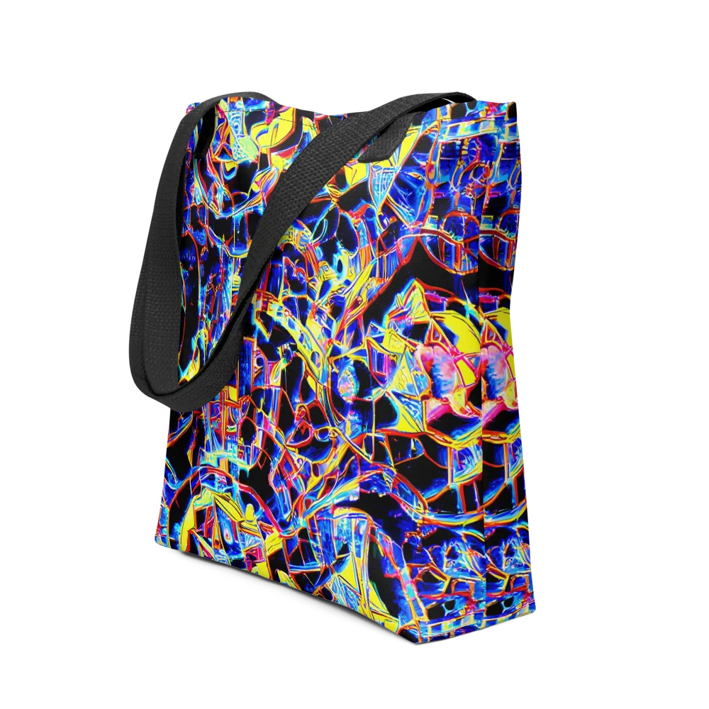 Futurist Frenzy on Tote Bag — Front