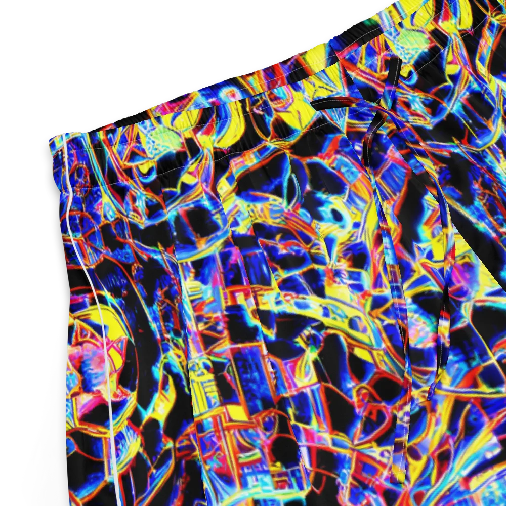 Futurist Frenzy on Women's Pajama Shorts — Product details