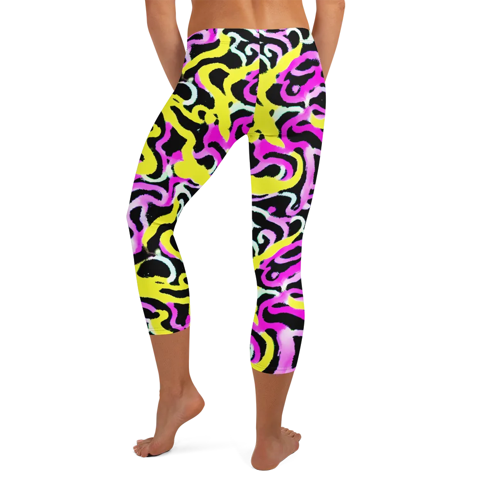 Laser Loops on Capri Leggings — Back