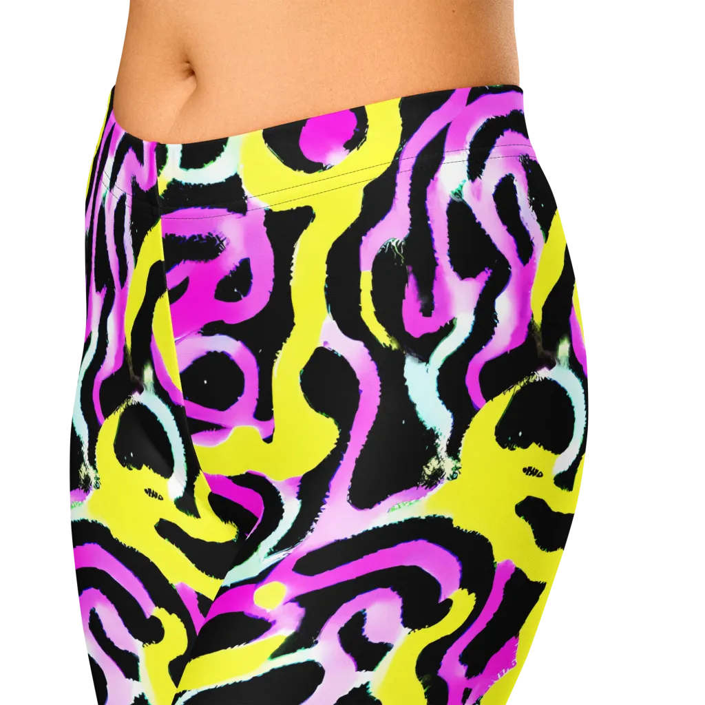 Laser Loops on Capri Leggings — Zoomed-in