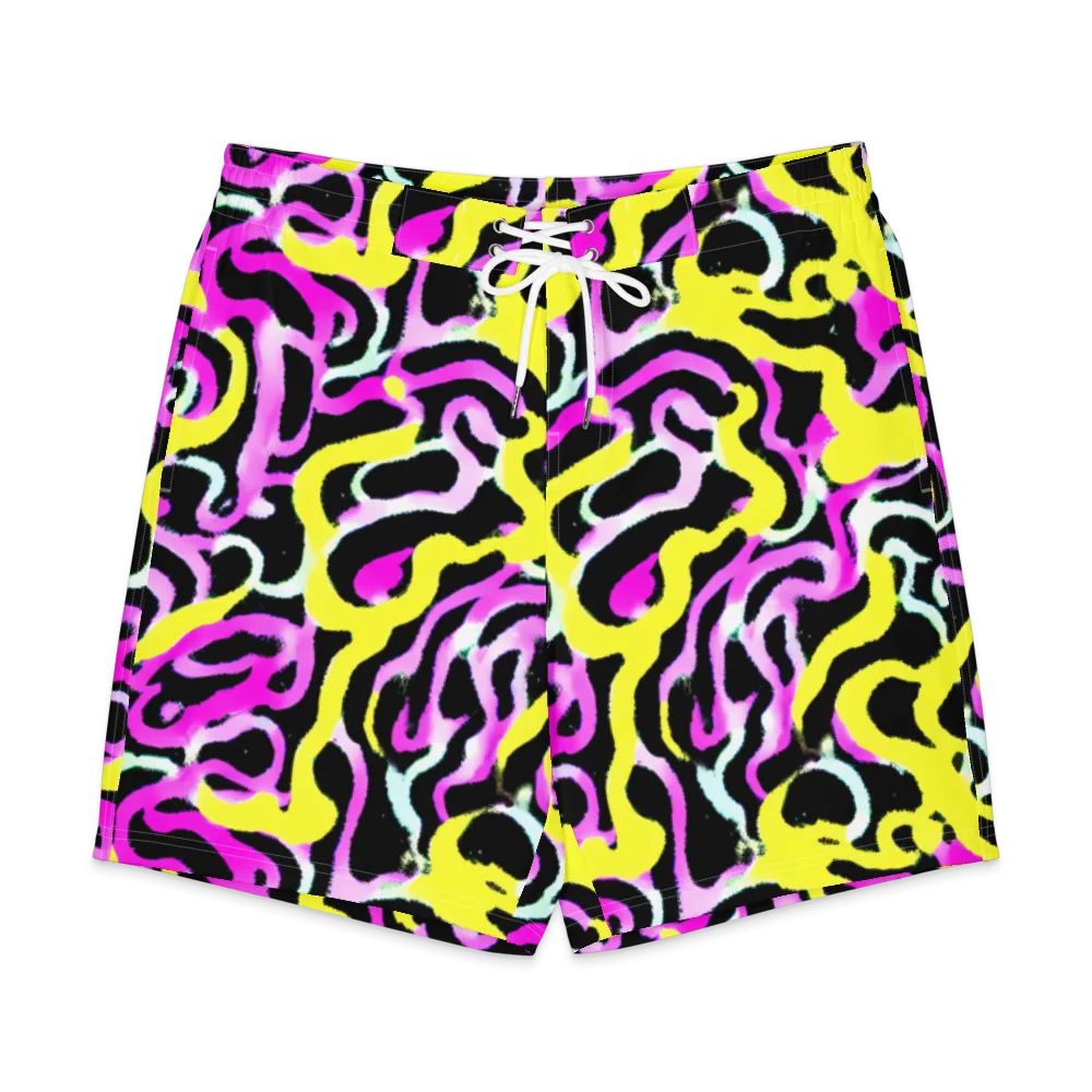 Laser Loops on Men's Board Shorts — Front