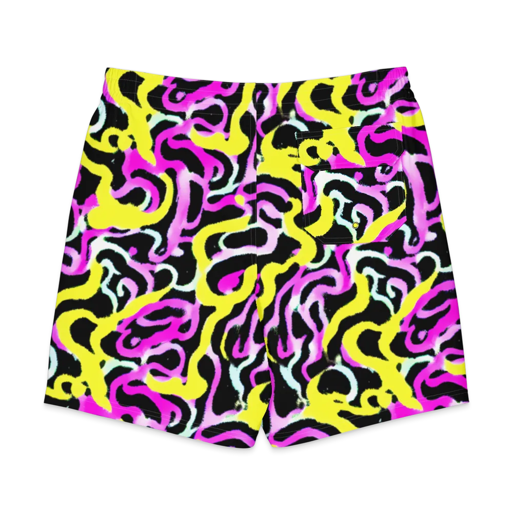 Laser Loops on Men's Board Shorts — Back