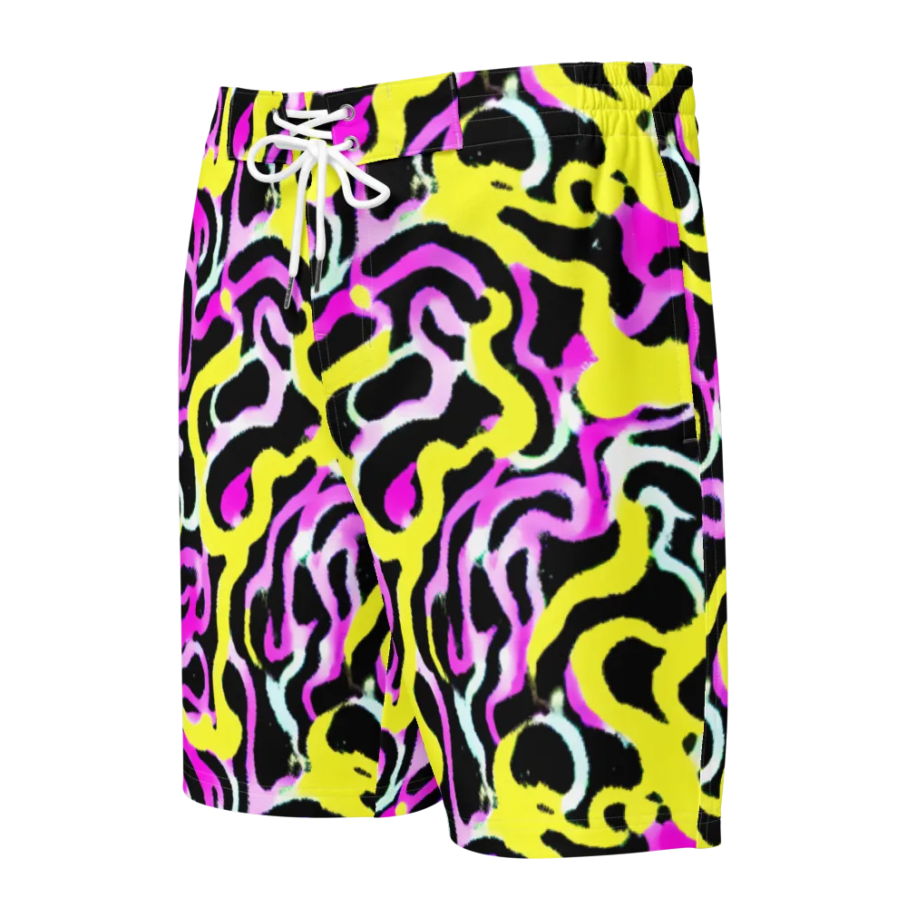 Laser Loops on Men's Board Shorts — Front