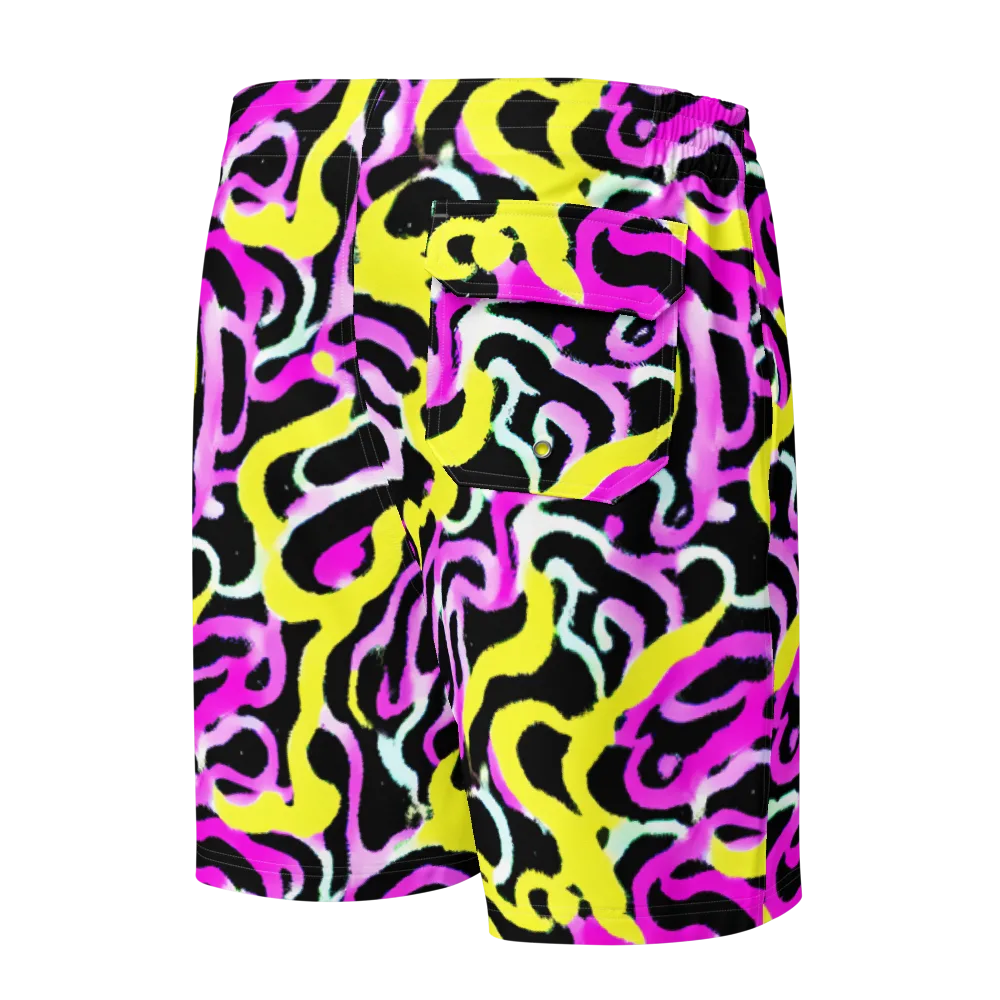 Laser Loops on Men's Board Shorts — Back