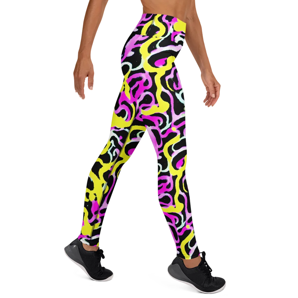 Laser Loops on Yoga Leggings — Right