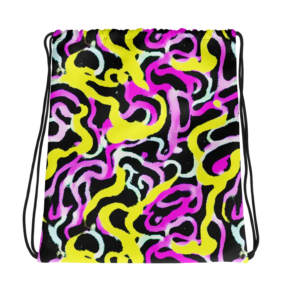 Laser Loops on Drawstring Bag — Photo