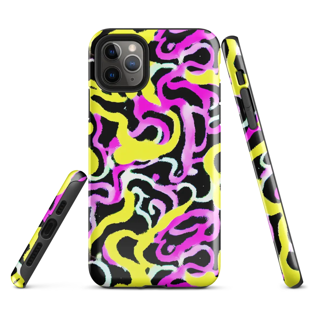 Laser Loops on Tough Case for iPhone® — Front
