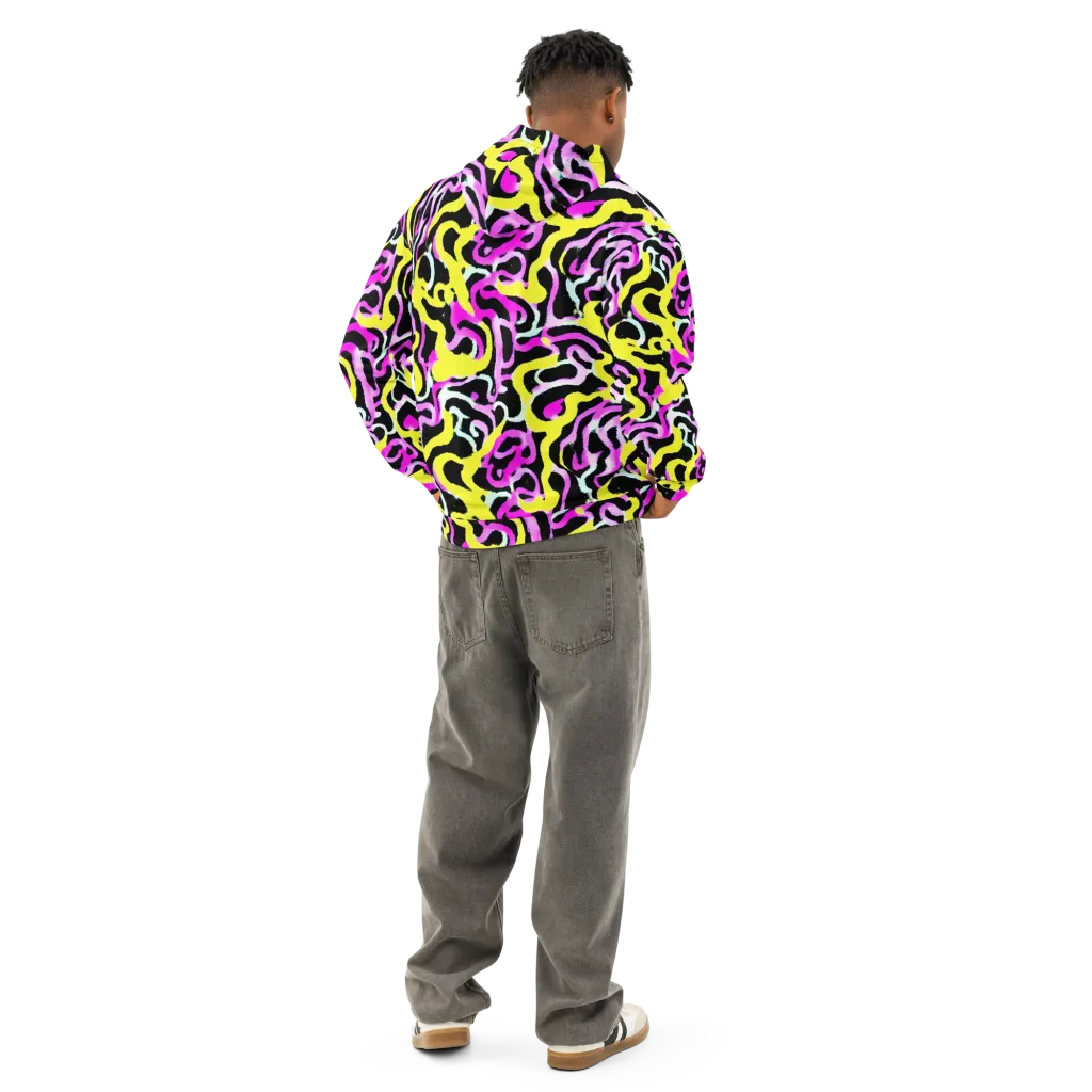 Laser Loops on Cotton Hoodie — Back