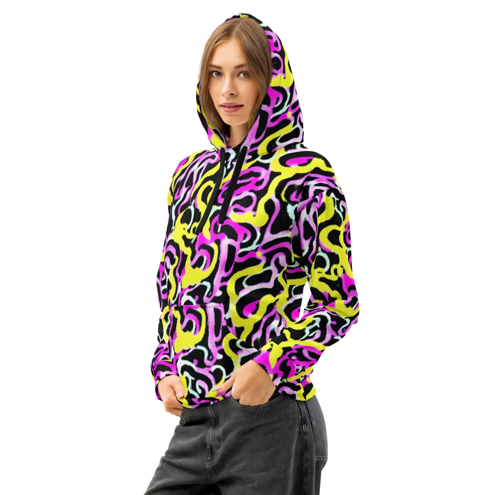 Laser Loops on Cotton Hoodie — Left Front