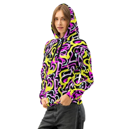 Laser Loops on a Cotton Hoodie