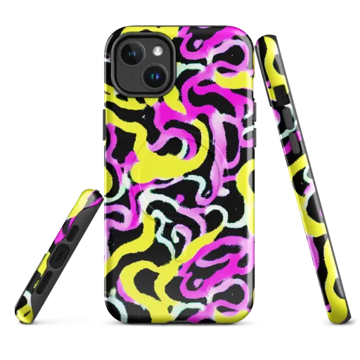 Laser Loops on a MagSafe Tough Case for iPhone®