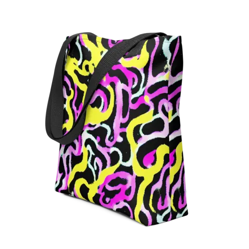 Laser Loops on a Tote Bag