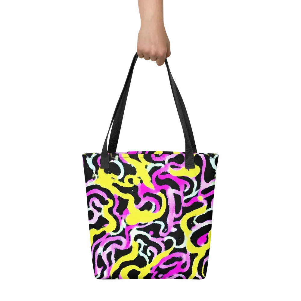 Laser Loops on Tote Bag — Front