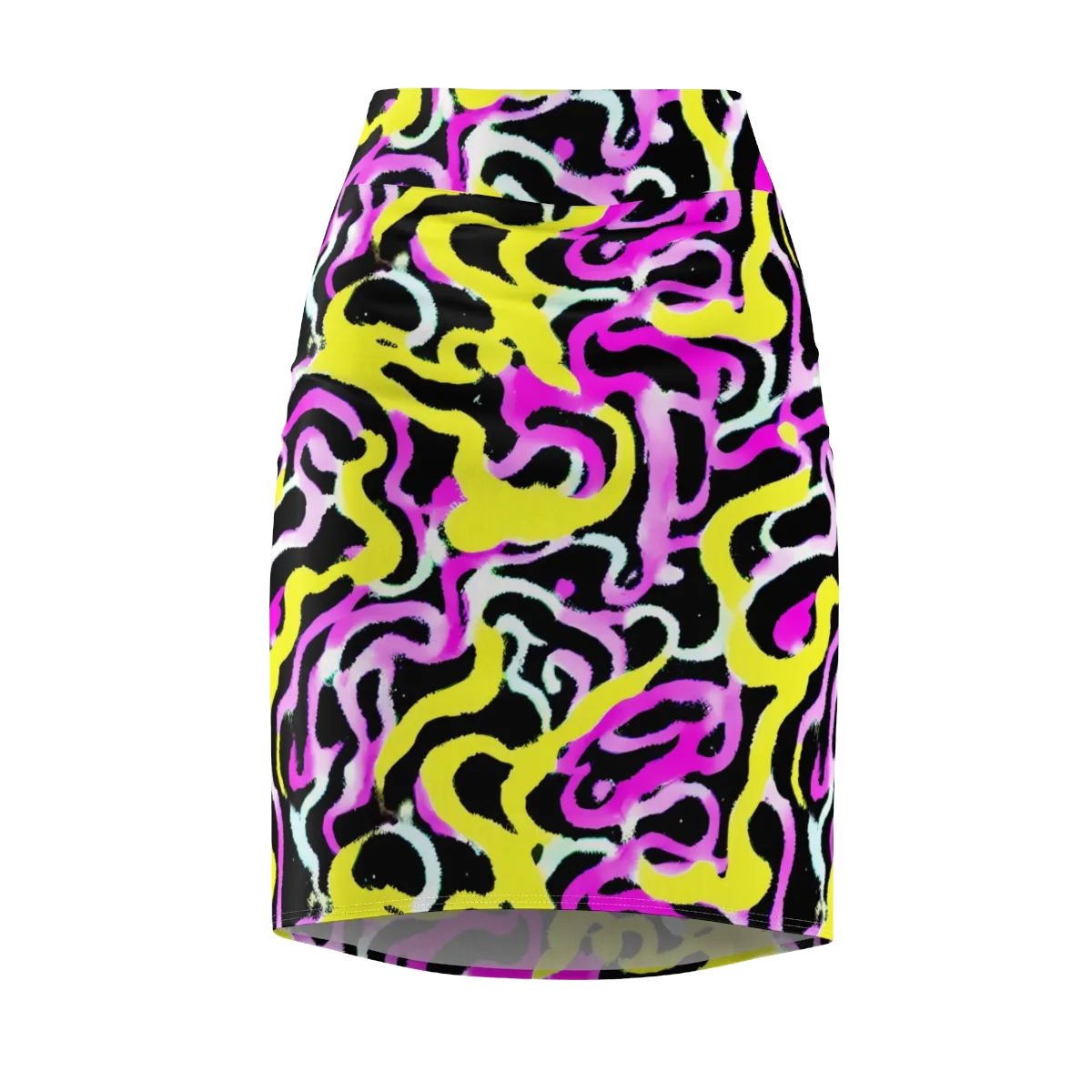 Laser Loops on Pencil Skirt — Front