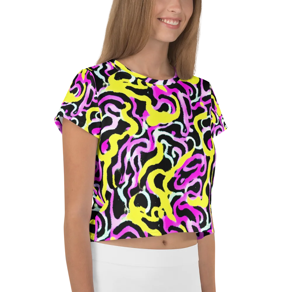 Laser Loops on Crop Tee — Right