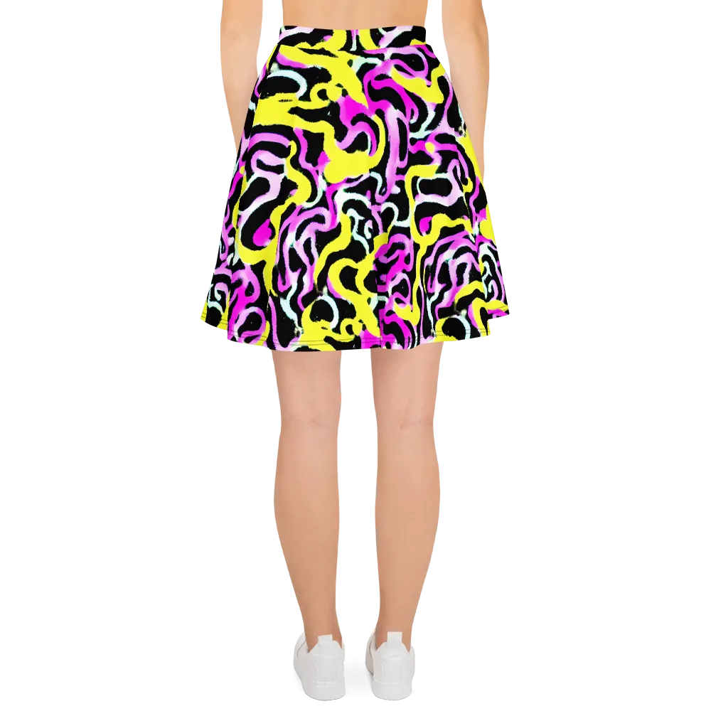 Laser Loops on Skater Skirt — Back