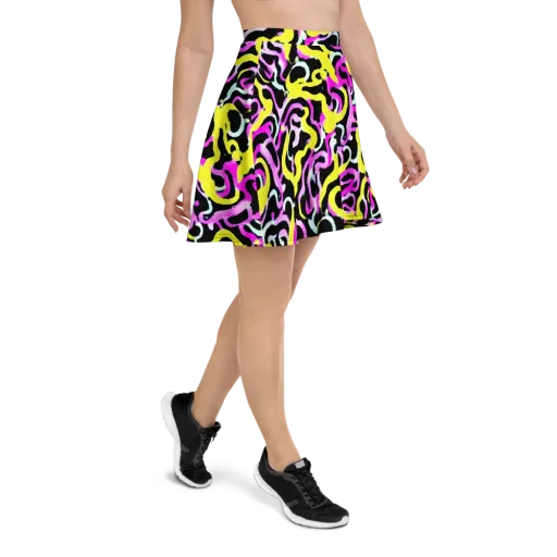 Laser Loops on a Skater Skirt