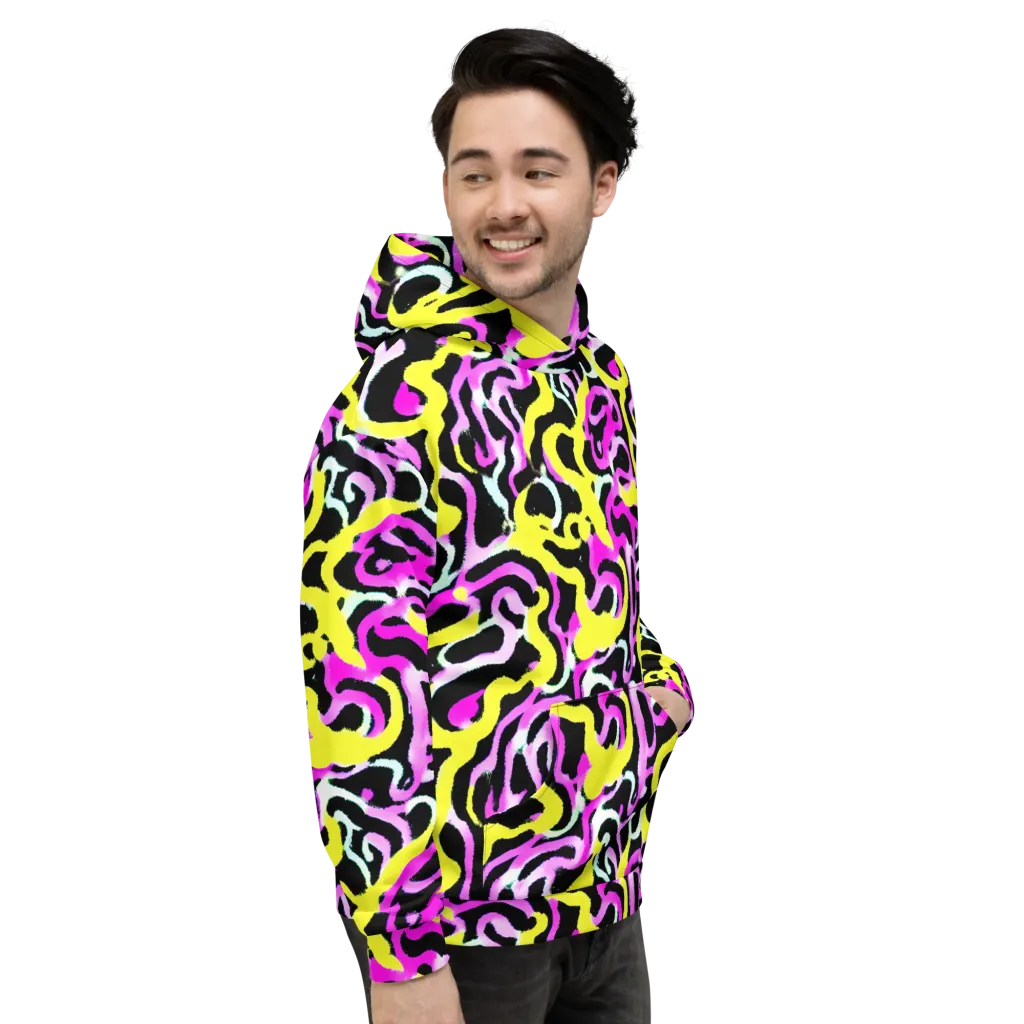 Laser Loops on Hoodie — Right