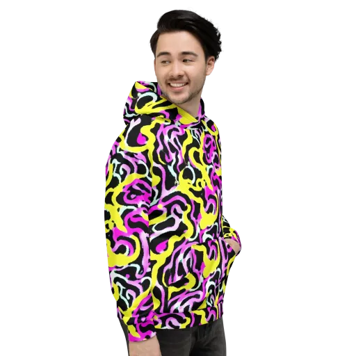Laser Loops on a Hoodie