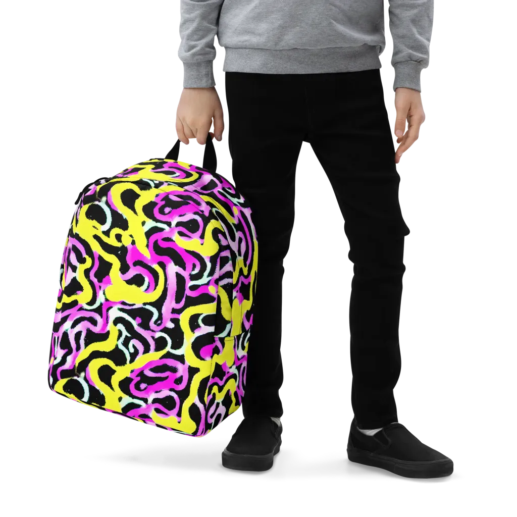 Laser Loops on Minimalist Backpack — Zoomed-in
