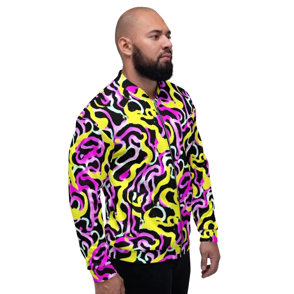 Laser Loops on Bomber Jacket — Right