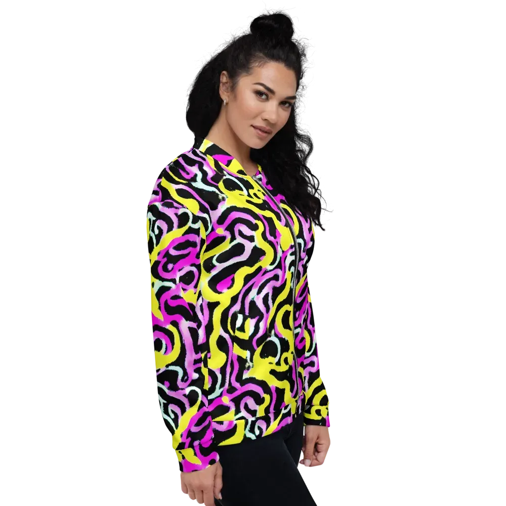 Laser Loops on Bomber Jacket — Right