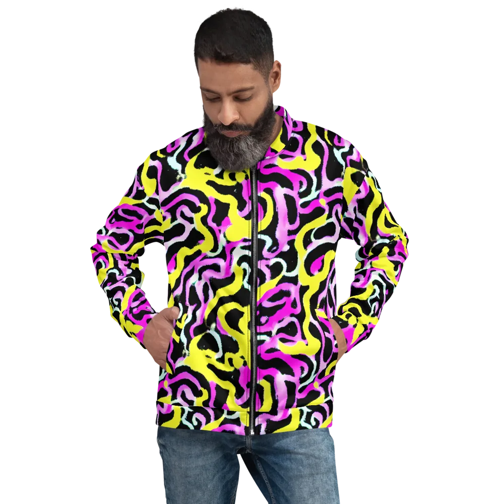Laser Loops on Bomber Jacket — Front