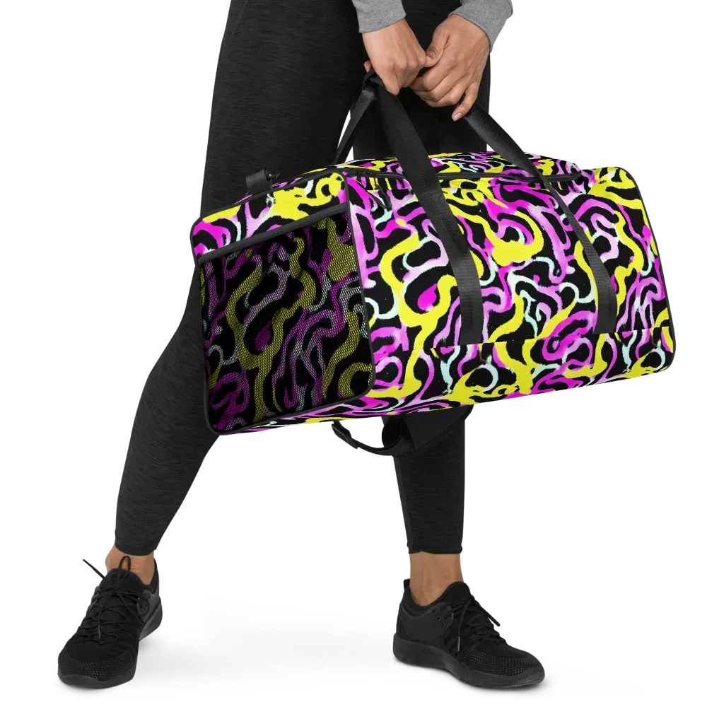 Laser Loops on Duffle Bag — Right Front