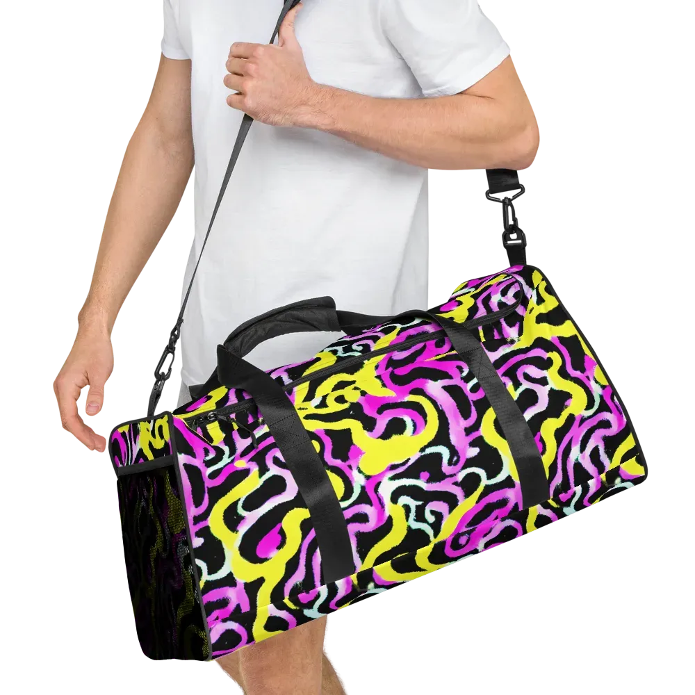 Laser Loops on Duffle Bag — Right Front