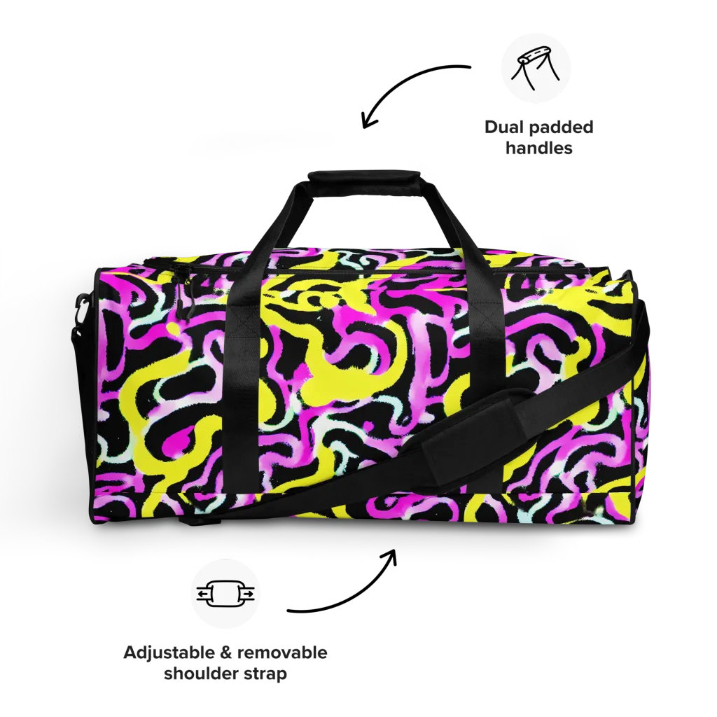 Laser Loops on Duffle Bag — Front