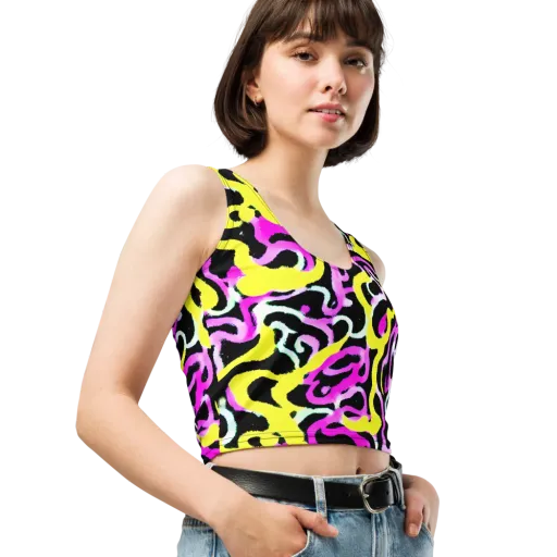 Laser Loops on a Crop Top