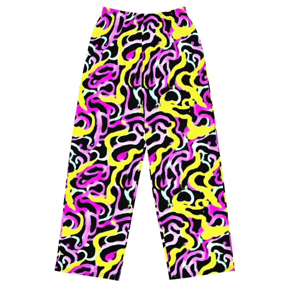 Laser Loops on Wide-Leg Pants — Front