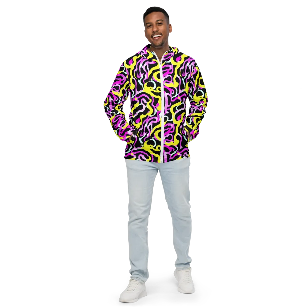 Laser Loops on Men's Windbreaker — Front