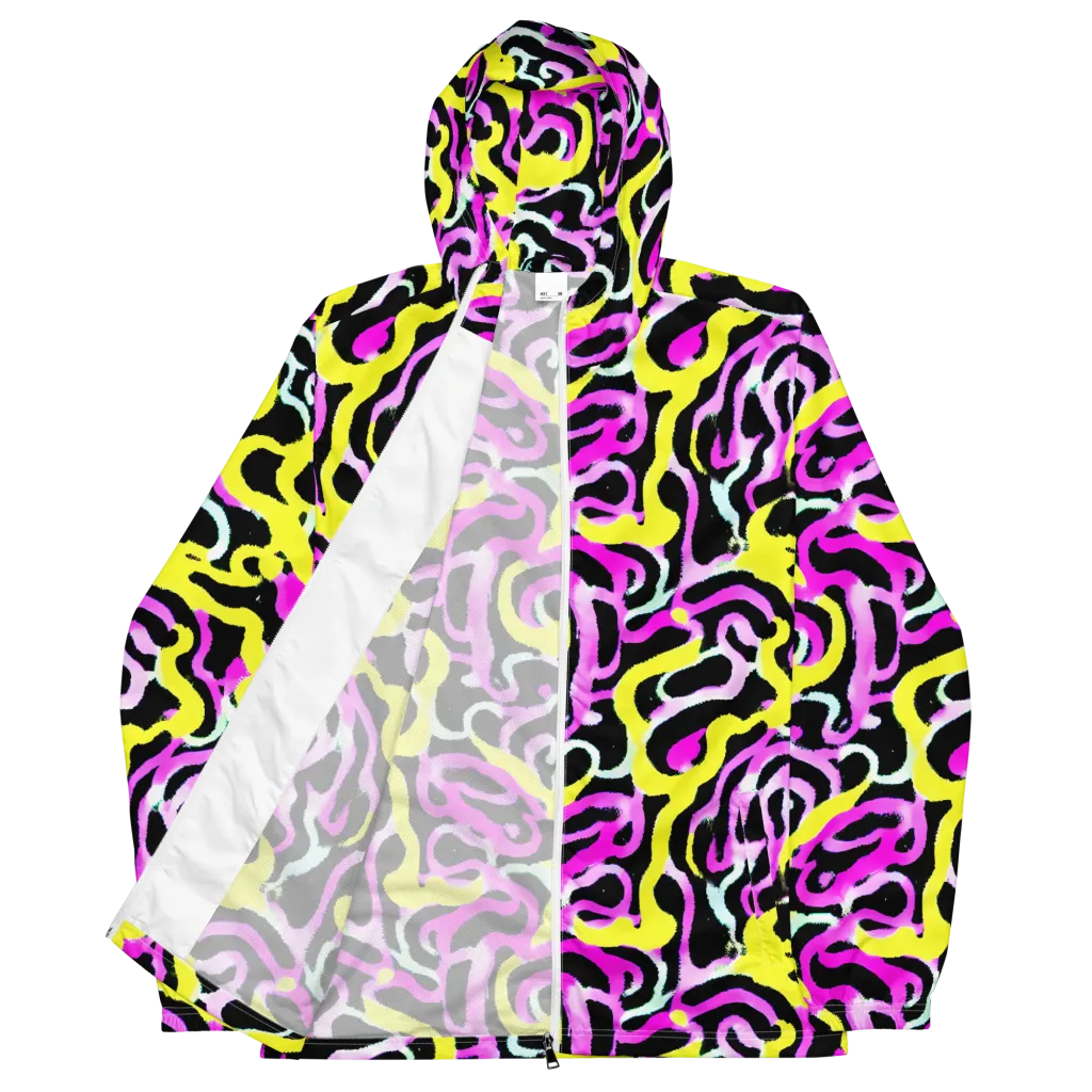 Laser Loops on Men's Windbreaker — Front