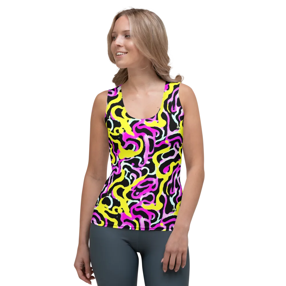 Laser Loops on Women's Tank Top — Front