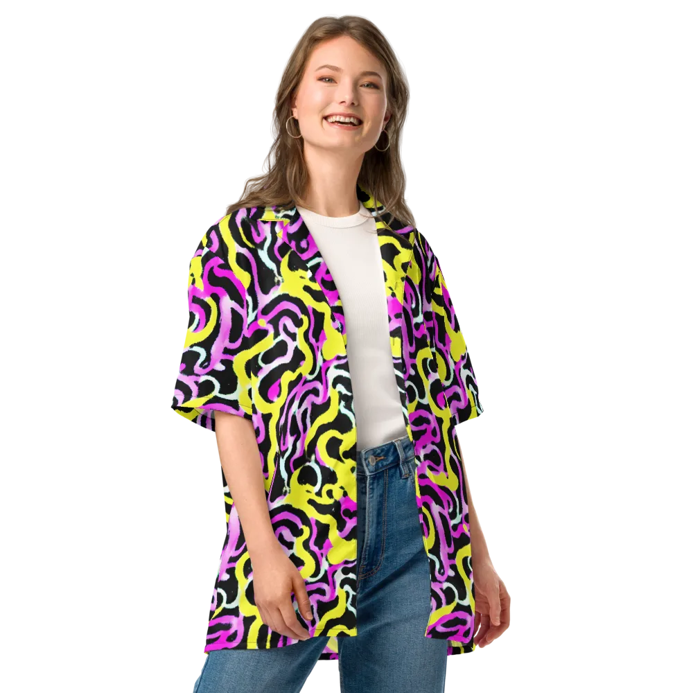 Laser Loops on Button Shirt — Front
