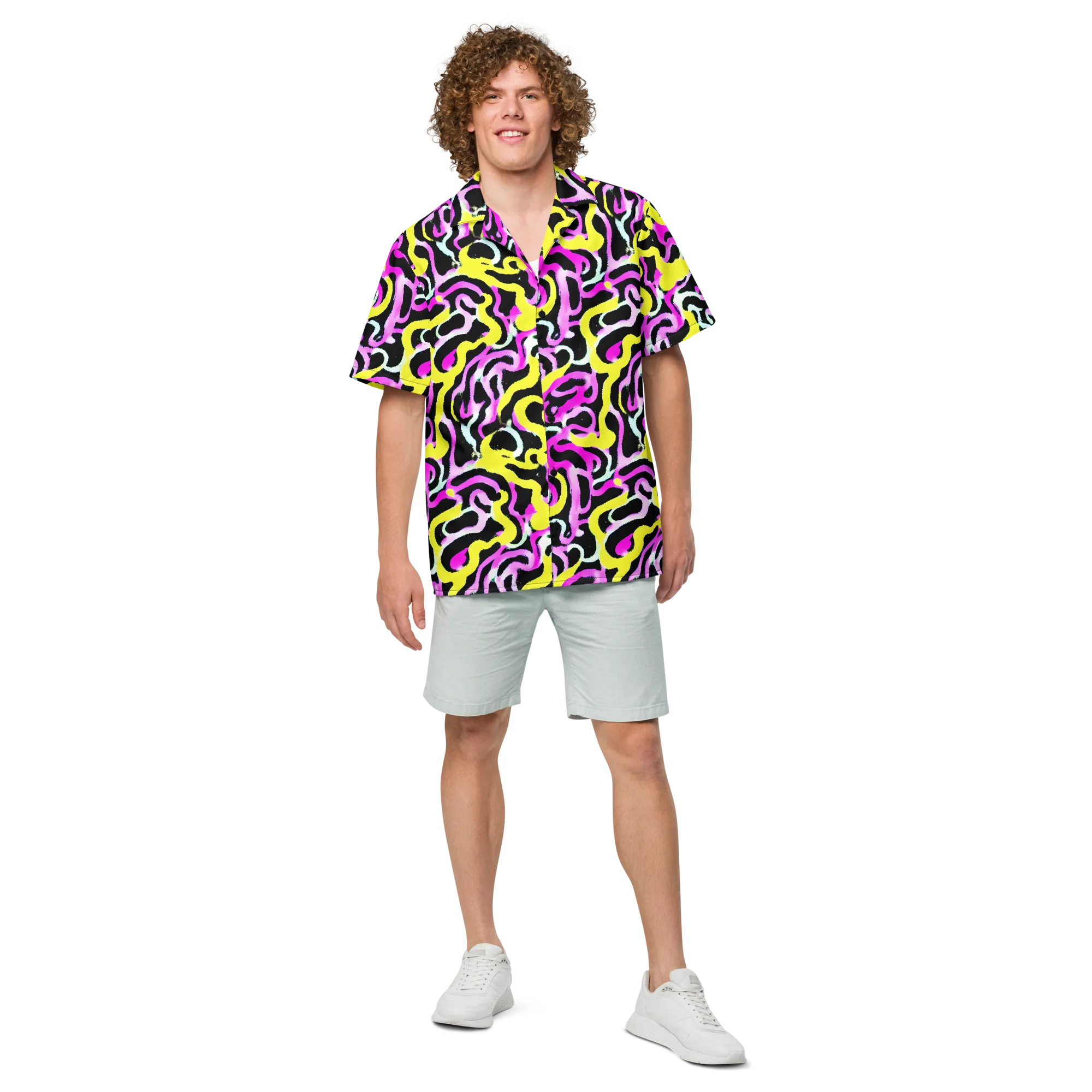 Laser Loops on Button Shirt — Front