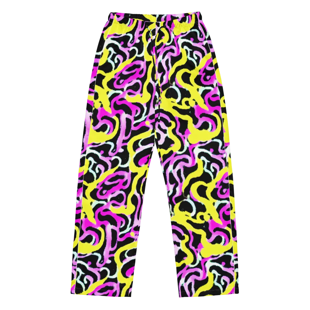 Laser Loops on Women's Pajama Pants — Front